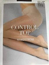 Nordstrom Pantyhose  Control Top Pantyhose Size B Mocha Beige (8135B)