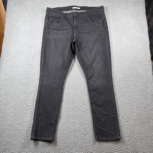 Levis Jeans Womens 18 Classic Mid Rise Skinny Black Faded Red Tab Stretch Denim