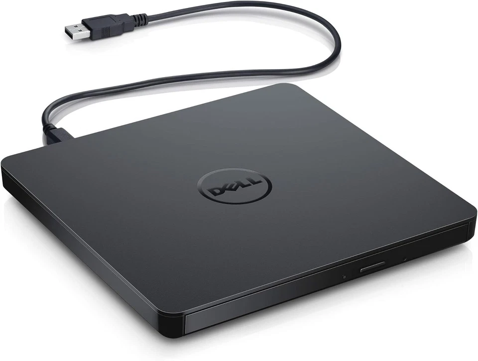 Unidad Dell USB Slim DVD +/- RW DW316 Plug & Play bajo perfil Windows 7 8 10 11 Foto 2 de 2