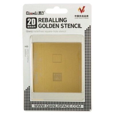 QianLi 2D CPU A11 Golden Stencil for Apple iPhone 8 8 Plus X Micro Soldering