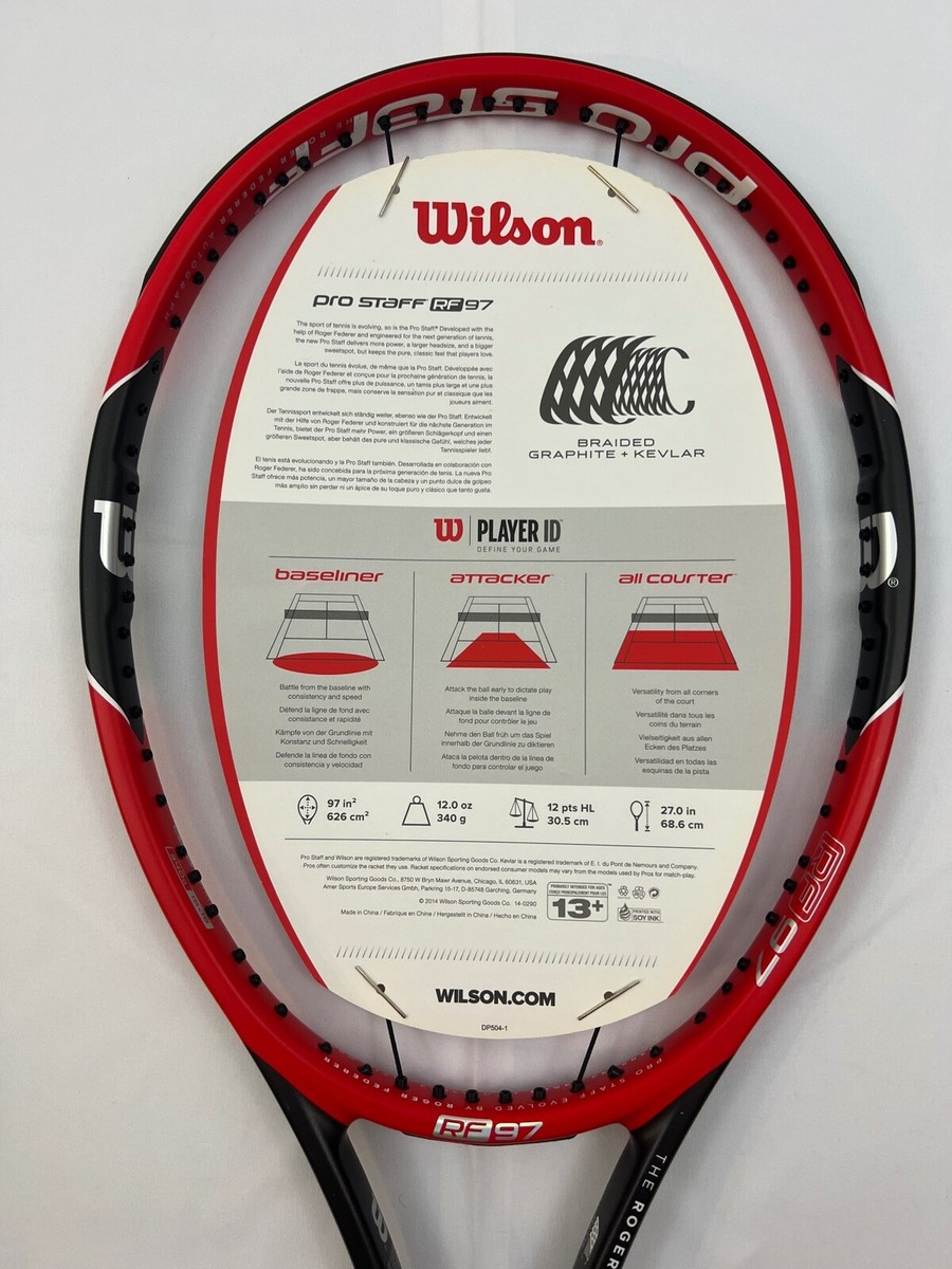 2015 Wilson PRO STAFF 97s 4 3/8 未使用品 NEW Wilson Pro Staff RF97 2015 Version, 4 3/8 Roger Federer