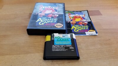 Aquatic Games Sega Mega Drive Genesis komplett NTSC CIB