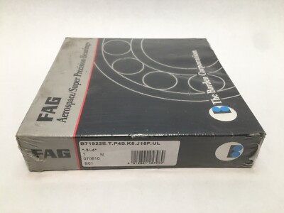 FAG B71922ETP4SK5J15FUL Bearing 110x150x20 mm B-71922-E-T-P4S-K5-J15F-UL Germany