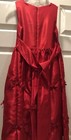 girls formal dress size 8 Red Color With Capelet — photo 5
