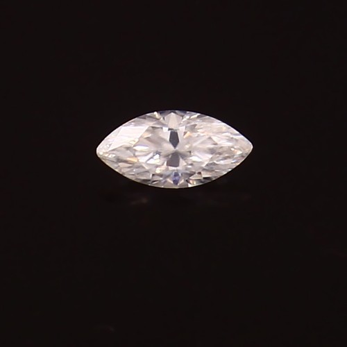Pierre Moissanite 0,35 Carats - Couleur G/H Blanc, Pureté VVS1, Diamètre 4,75 Mm