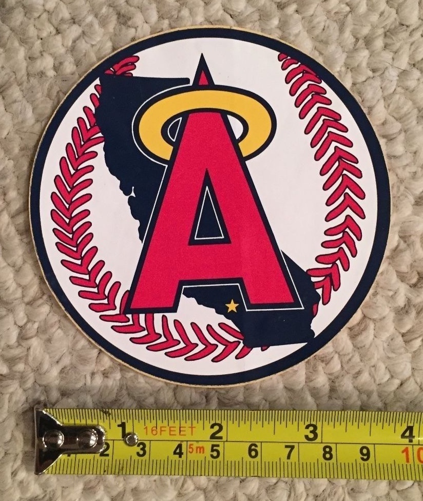ANGELS Vintage Sticker - Los Angeles - Anaheim California - VERY RARE ...