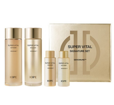IOPE Super Vital Signature 2er Set 80ml Emulsion + 80ml Weichspüler K-Beauty