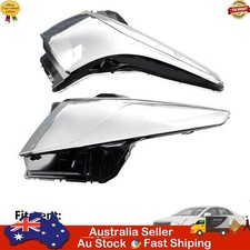 Left+Right Headlight Lens Cover For Cadillac ATS 2013-2018