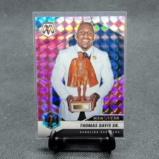 2021 Mosaic THOMAS DAVIS SR. #268 Man of the Year PINK CAMO PRIZM SP Panthers