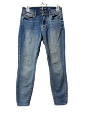 7 for all mankind jeans Size 27 Ankle Genevieve Low Rise Lightwash