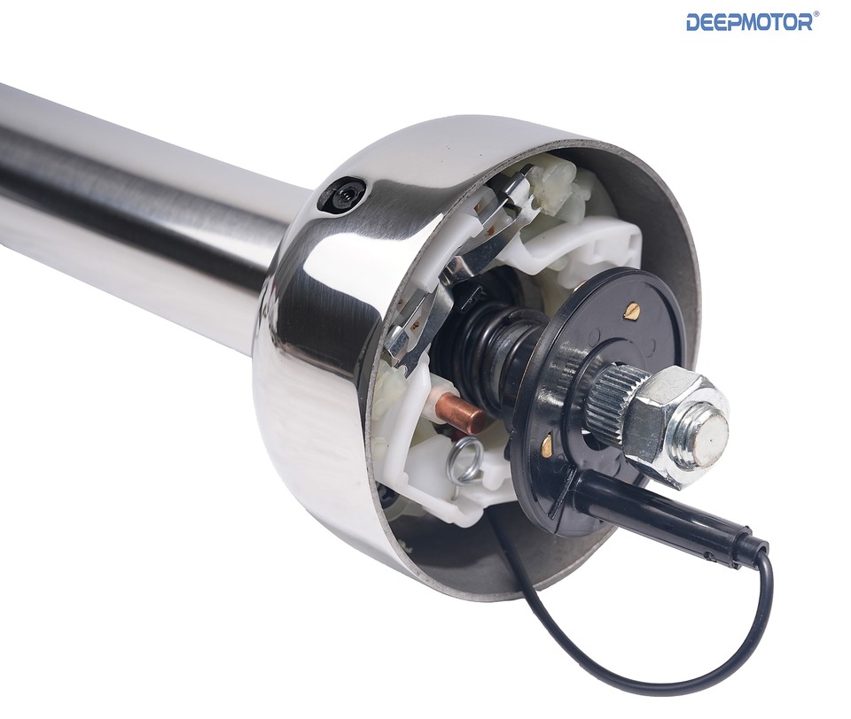 Deepmotor 35 Inch Universal Straight Steering Column Stainless Steel ...