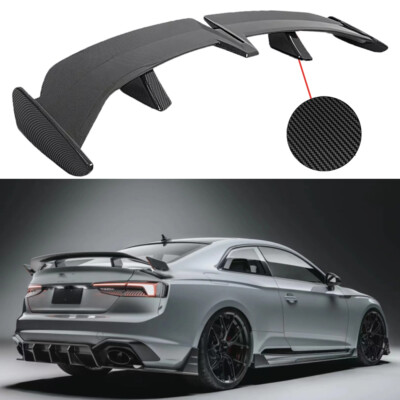 54'' Seagull Pro Carbon Fiber Look Trunk Spoiler Wing For Audi A3 A4 A5 A6 S5 TT