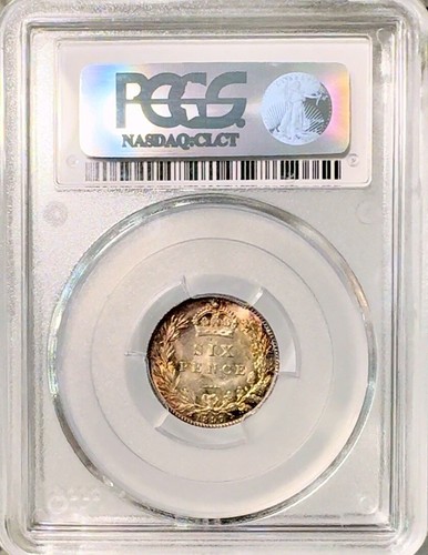 1897 Great Britain 6 Pence, Silver, NGC MS-62, Thirty Two Graded Higher - Picture 3 of 24