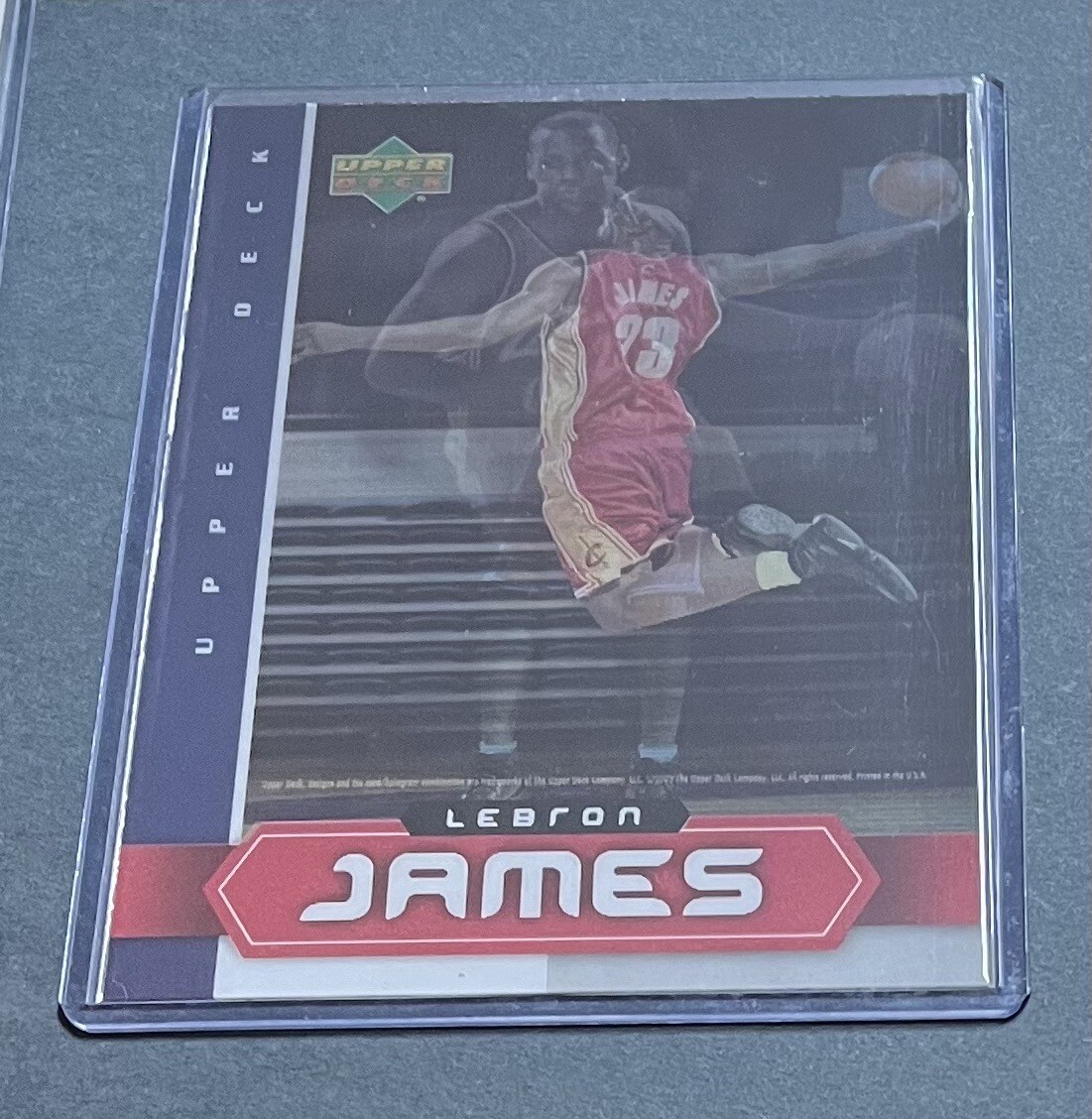 2003 Upper Deck Lebron James Rookie RC Lenticular Oversized Jumbo