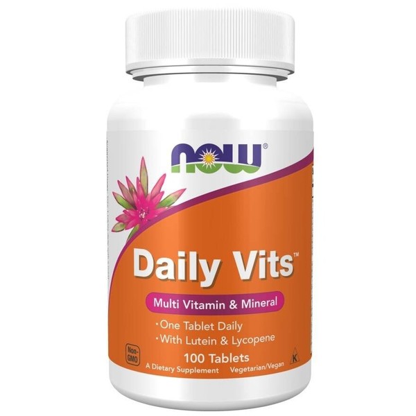 Now Foods, Daily Vits Multimineral Multivitamin 100 Tabletten Super Preis-image
