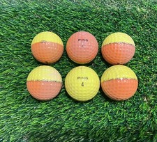 Vintage PING EYE 2 Golf Ball Yellow Orange Cellular One Ping Championship