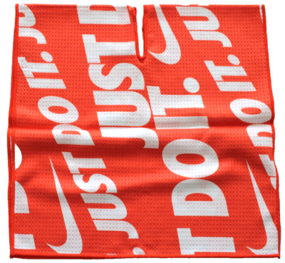 Nike Caddy Golf Towel 2.0 Graphic Team Orange/White