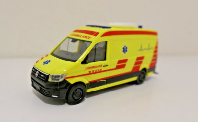 Herpa 1:87 - VW Crafter RTW ''Luxambulance Luxembourg'' (LU)  - 097529