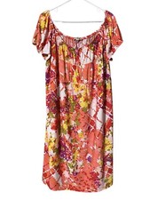 Dressbarn Off/On The Shoulder Dress Women’s 24 Knee High Cottagecore Comfort