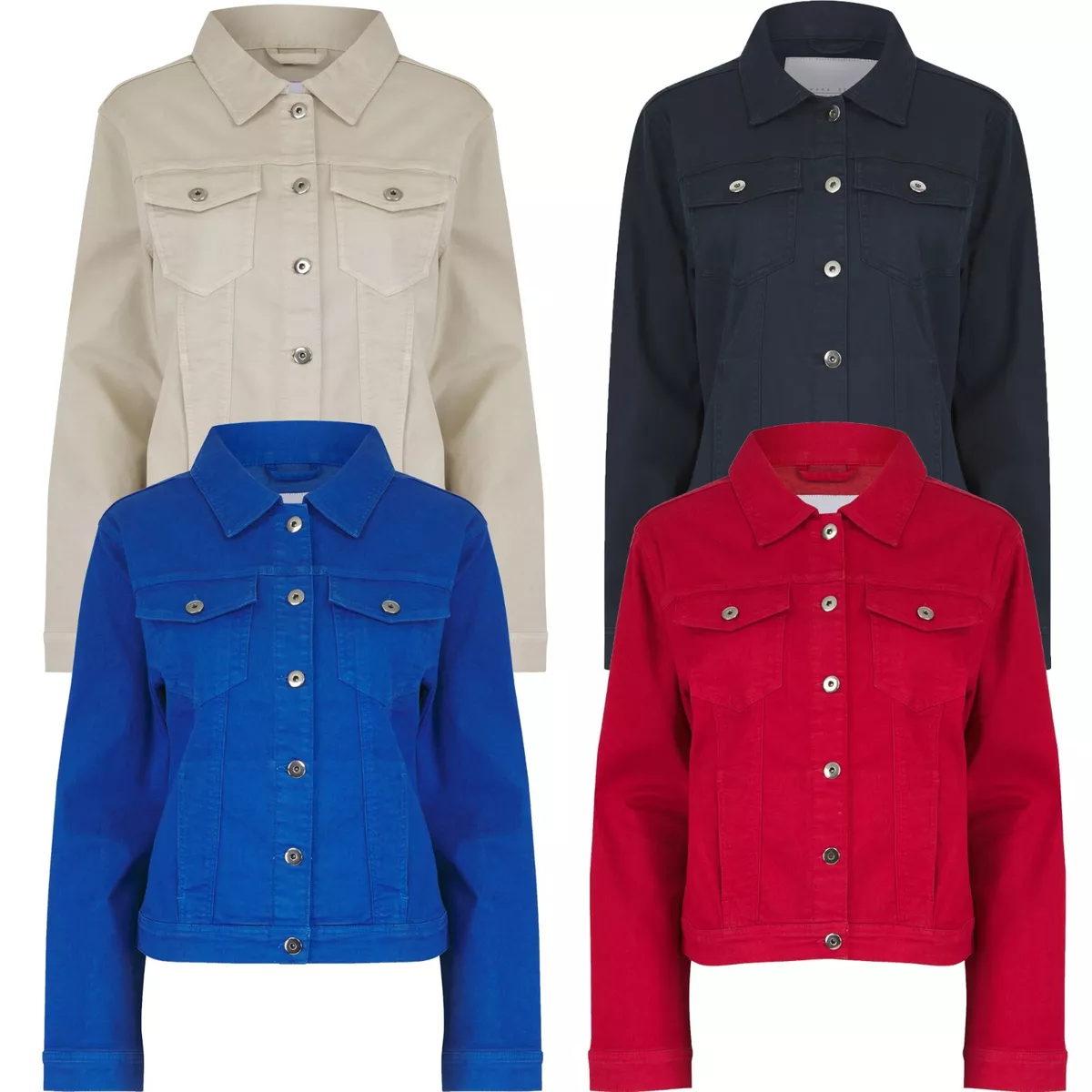 Soft stretchy jean jacket sale