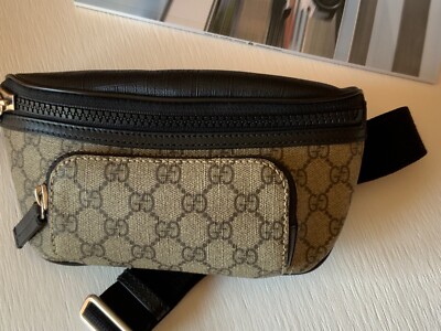 Gucci Gürteltasche Bauchtasche „Gucci Eden beige/Ebenholz