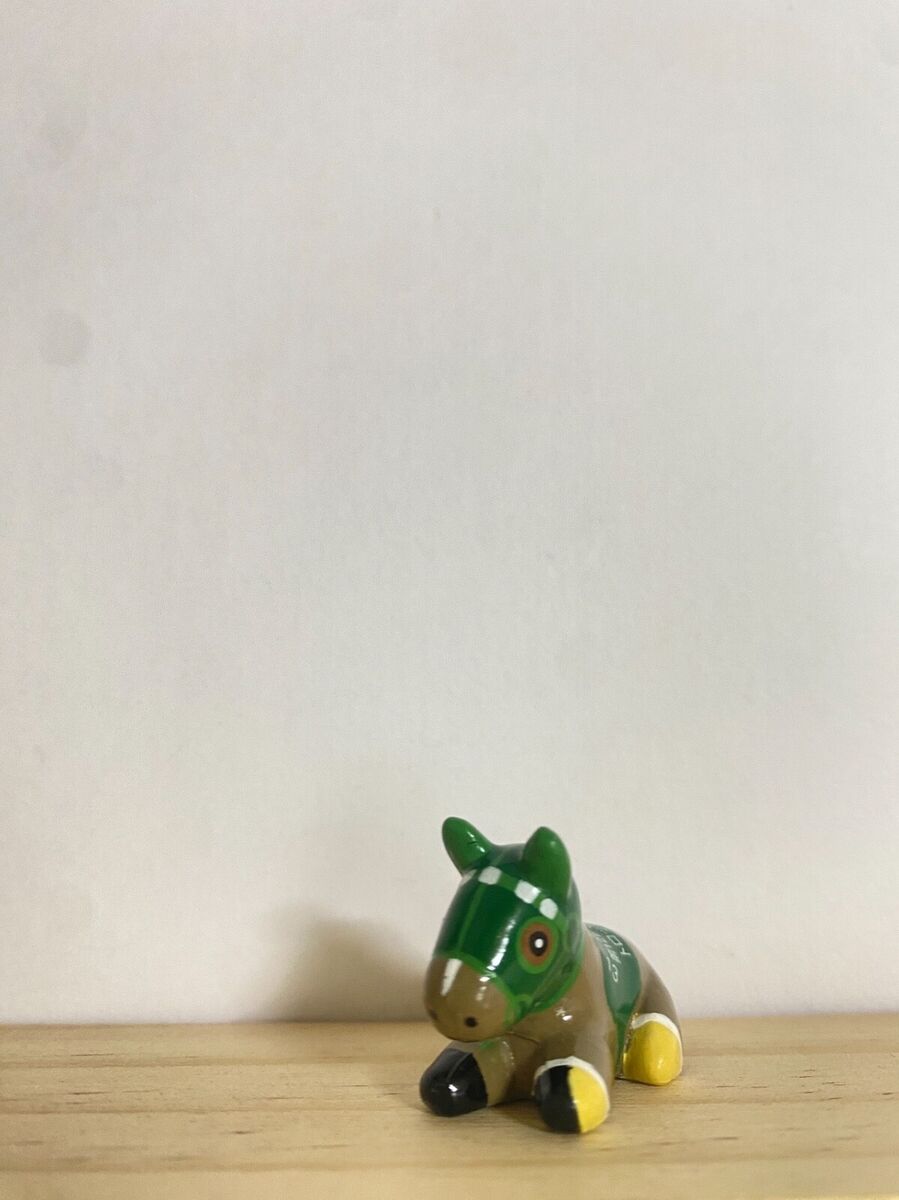 Super Thoroughbred Mini Figure Trot Thunder Rare Japanese Super Thoroughbred Mini Figure Trot Thunder Rare Japanese