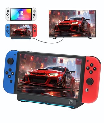 TV Dock Station for Switch Switch OLED with LAN Port Switch Dock with HDMI