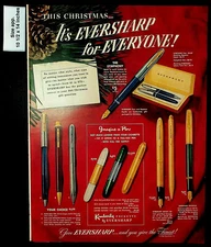 1948 Eversharp Pen Set Christmas Writing Tool Pencil Vintage Print Ad 28528