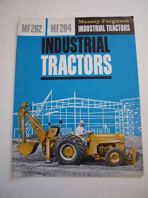 Massey Ferguson Mf 2 4 Tractor Loader Backhoe Brochure 10 Pg Orig Mint 63 Ebay