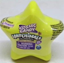 HATCHIMALS COLLEGGTIBLES COSMIC CANDY MYSTERY Yellow SURPRISE STAR. 