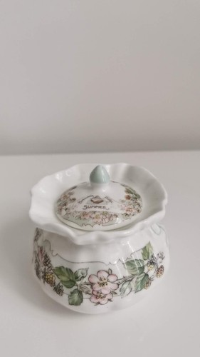 Vintage Royal Doulton Brambly Hedge Sommer Deckel Schmuck Topf