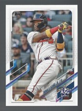 Ronald Acuna Jr. 2021 Topps Update MLB All-Stars Card# ASG-2