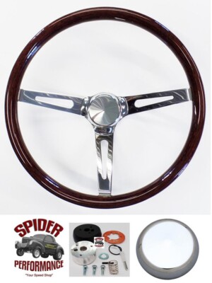 1967-1968 AMC Ambassador Marlin Rebel steering wheel 15'' MUSCLE CAR WOOD