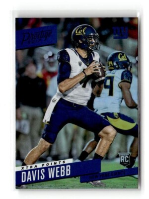 2017 Panini Prestige - Rookie Xtra Points Blue #259 Davis Webb (RC)