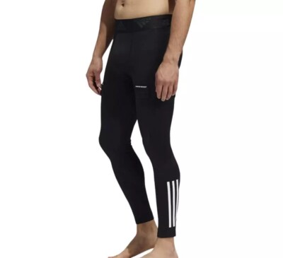 Adidas Hockey Baselayer Tights with Cup GQ9502 Black adiHockey Pants Men s Sz XS