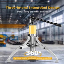 10T Hydraulic Bearing Gear Puller Wheel Hub Puller Separator Garage Tool 3-Jaws