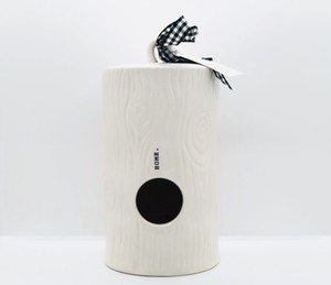 Rae-Dunn-2020-Summer-Collection-By-Magenta-Ceramic-HOME-Woodgrain-Birdhouse-HTF
