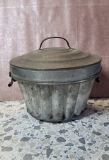 Große alte Puddingform, Wasserbad Puddingform, Kuchenform, Deko