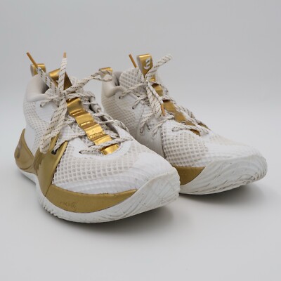 Under Armour Embiid One Goldmine Sneakers - Size 12.5 US / 11.5 UK