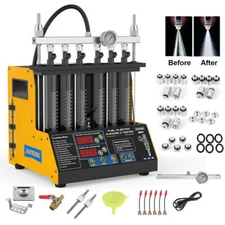 Fuel Injector Tester Cleaner Ultrasonic Injector Cleaning Machine Reverse Flush