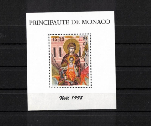 Monaco 1998, Block 75 postfrisch Weihnachten - Bild 1 von 1