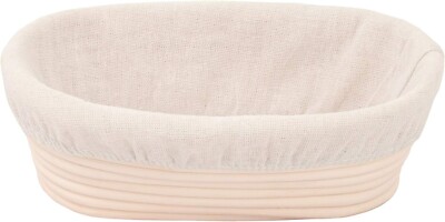 Kitchen Master Bread Proofing Basket   Oval Willow 10 inch Banneton Brotform