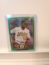 2023 Topps Chrome Esteury Ruiz true Green Refractor/99