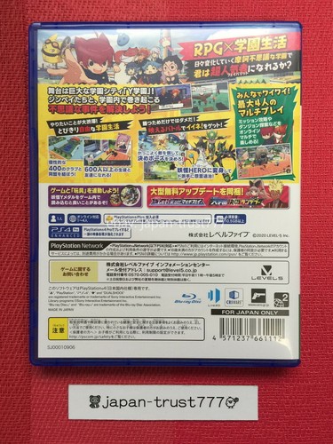 PS4 Yo-kai Watch Jam Yokai Gakuen Y versión japonesa PlayStation 4 - Imagen 2 de 4