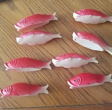 Vtg Celluloid Fish Lot