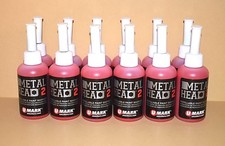 12 Metal Head2 Paint Markers 2 Oz Red Auto Salvage Industrial Junk Yard Crafts