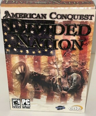 American Conquest: Divided Nation PC RTS NTSC BRAND NEW MEDIUM NIB CIB BOX