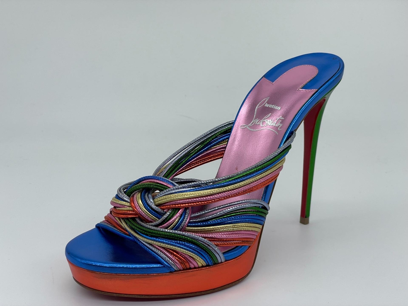 Christian Louboutin MULTITASKI ALTA 120 Platform Mules Sandals Heels Shoes  $995 | eBay