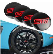 4pcs 56mm Sti Racing Wheel Center Caps Hub Cover Hub Caps Emblems Badges 4pcs 56mm Sti Racing Wheel Center Caps Hub Cover Hub Caps Emblems Badges