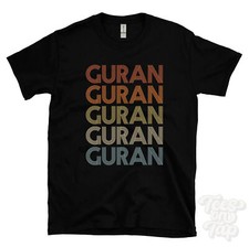 GURAN REPEATED RETRO STYLE T-SHIRT mens & womens novelty cool name gift